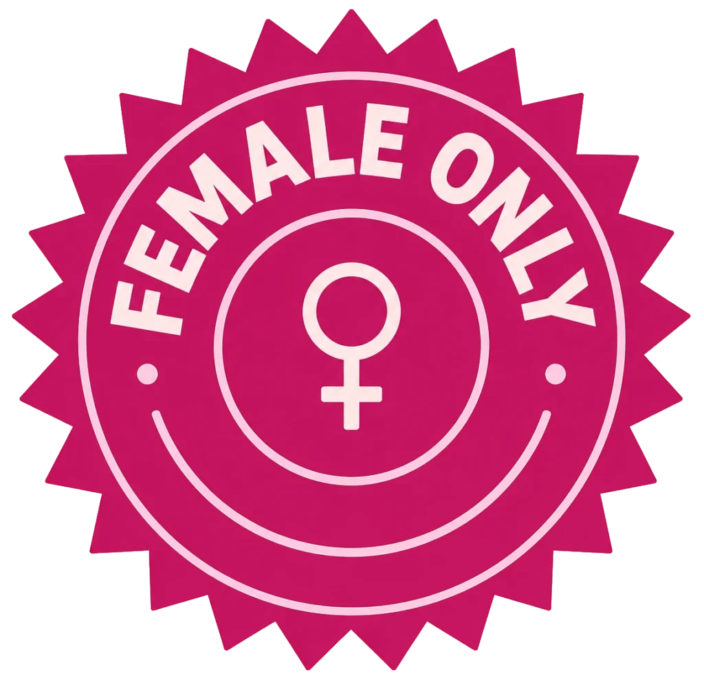 female only sticker
